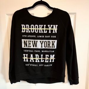 Gold New York Sweatshirt- size small